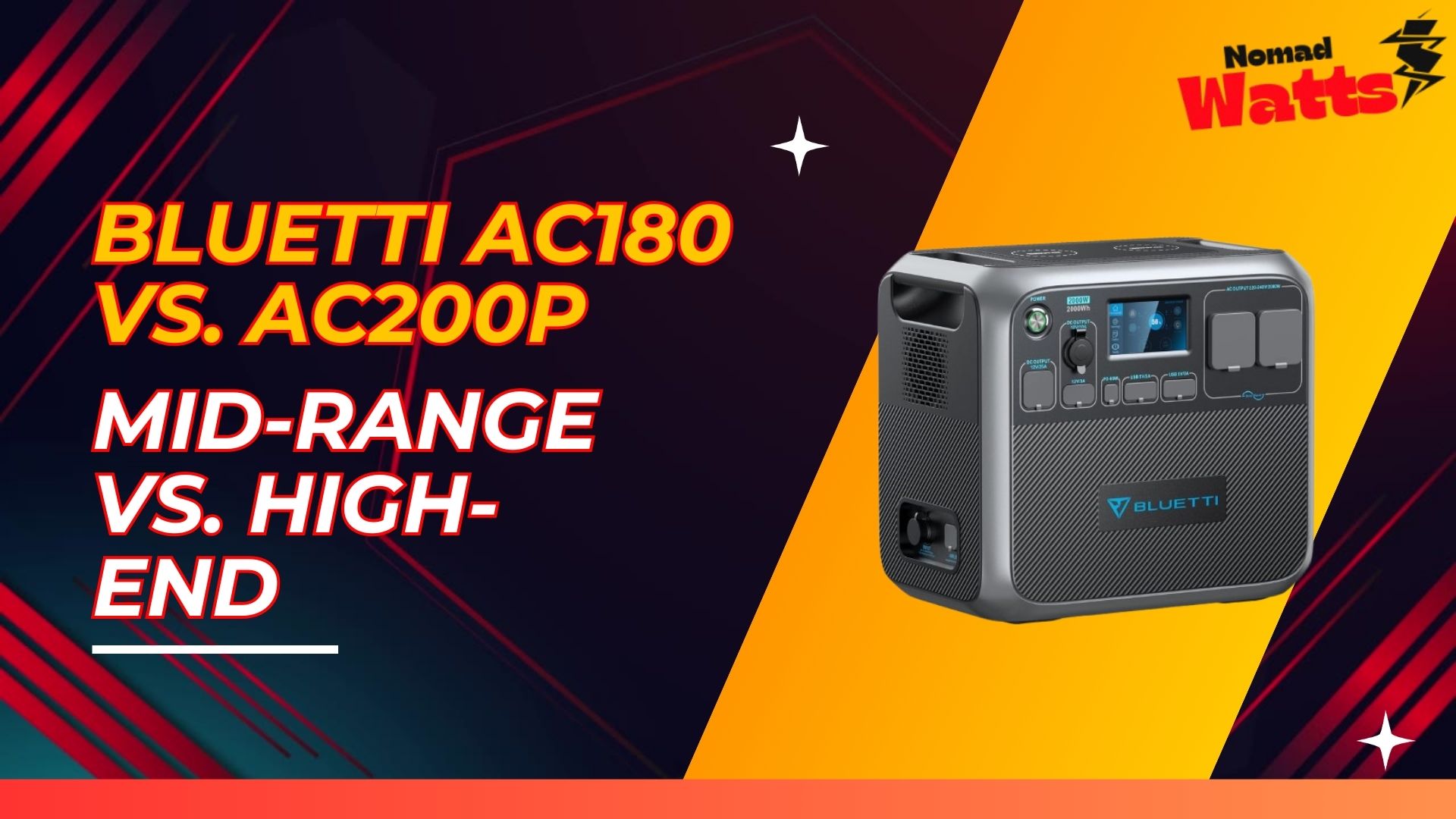 Bluetti AC180 vs. AC200P - Mid-Range vs. High-End featured img