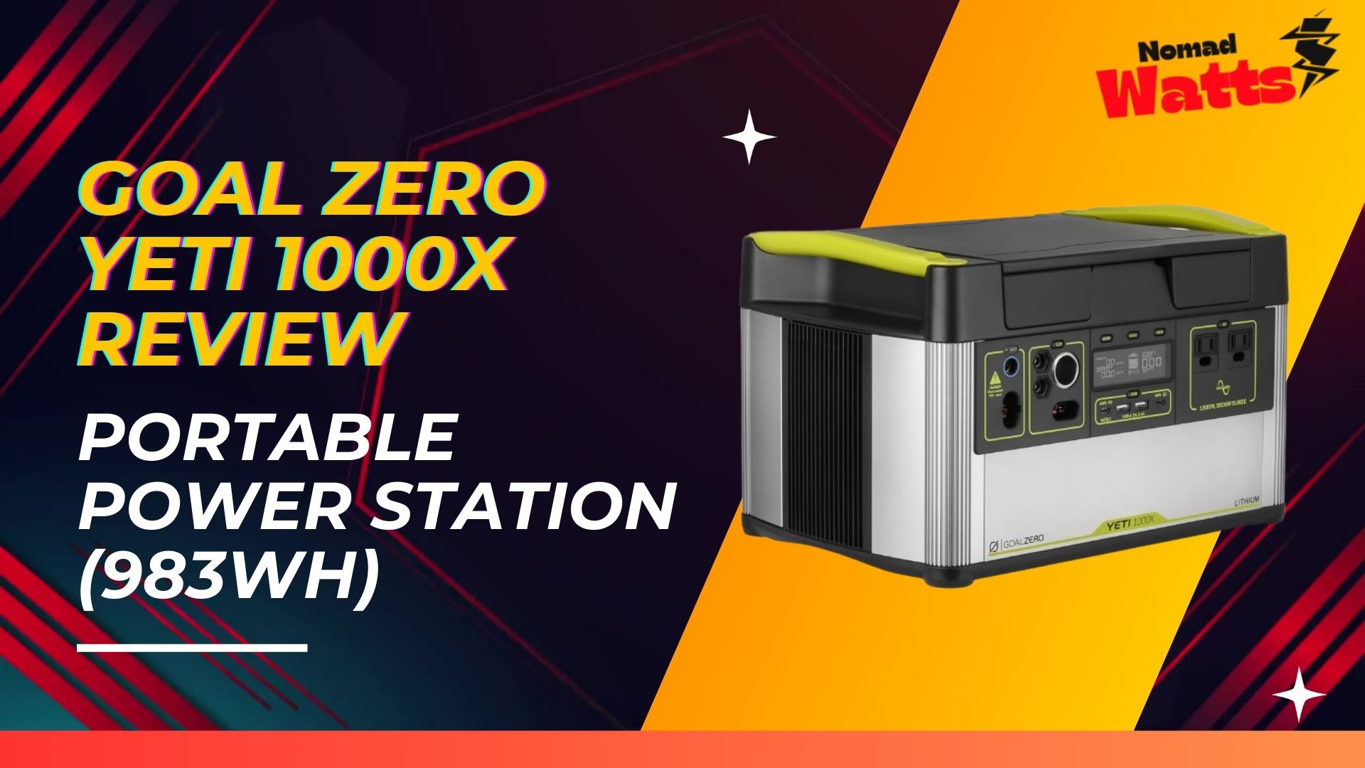 Goal Zero Yeti 1000X Review - Portable Power Station (983Wh) featured img
