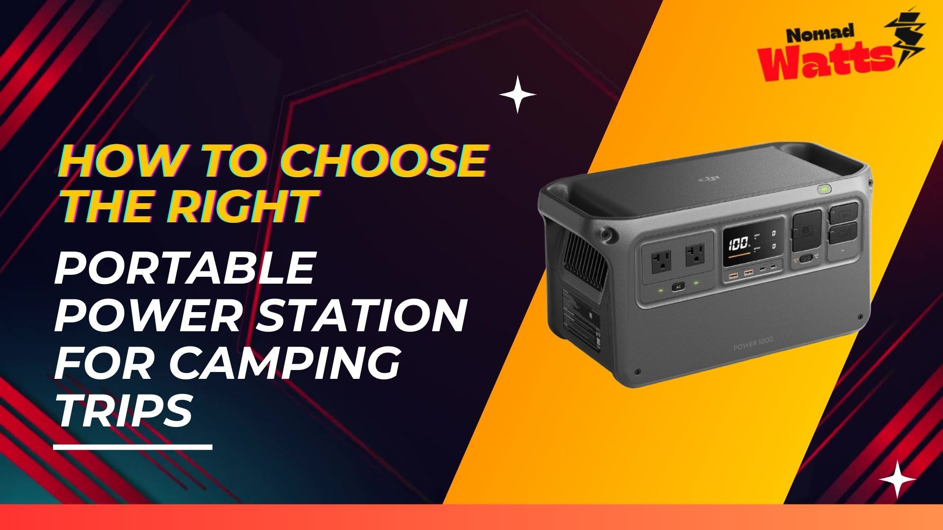 How to Choose the Right Portable Power Station for Camping Trips featured img